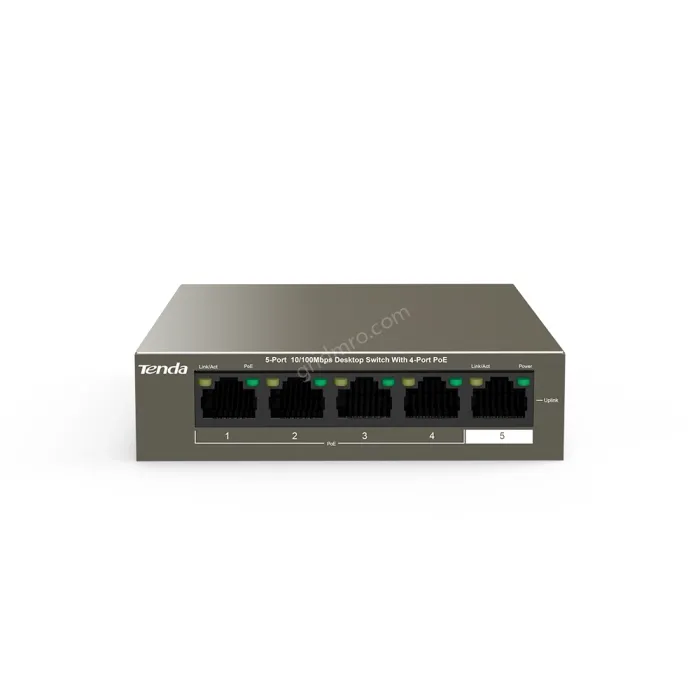 5-Port 10/100Mbps Desktop Switch with 4-Port PoE