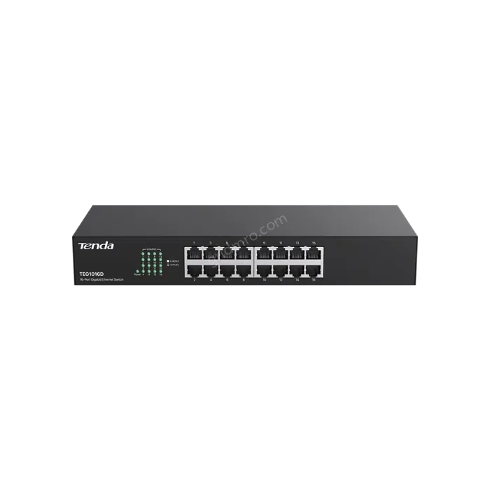 Wire-speed forwarding16-Port Gigabit Ethernet Switch